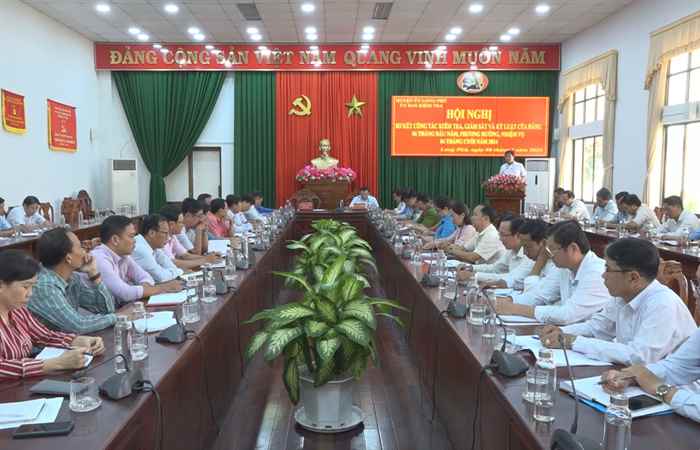 Long Phú: Uỷ ban Kiểm tra Sơ kết công tác 6 tháng đầu năm 2024